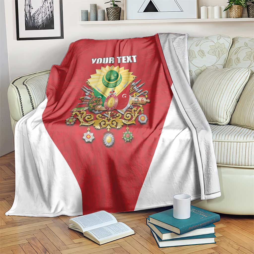 Personalized Ottoman Empire 1299-1922 Blanket Flag Color Inspiration - Wonder Print Shop
