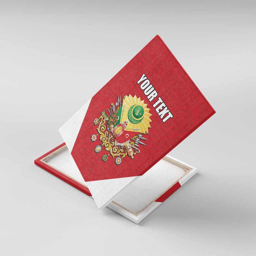 Personalized Ottoman Empire 1299-1922 Canvas Wall Art Flag Color Inspiration - Wonder Print Shop