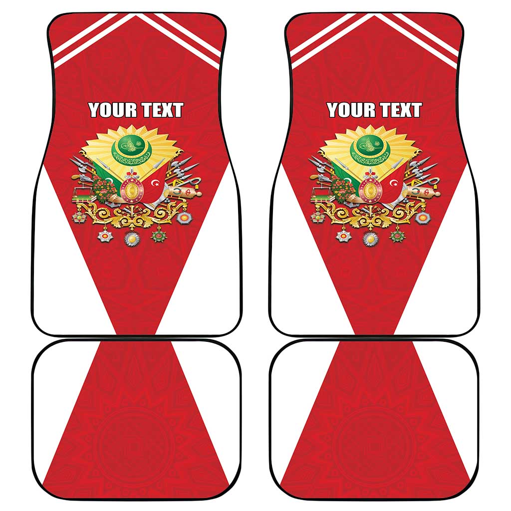Personalized Ottoman Empire 1299-1922 Car Mats Flag Color Inspiration - Wonder Print Shop