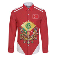 Personalized Ottoman Empire 1299-1922 Family Matching Long Sleeve Bodycon Dress and Hawaiian Shirt Flag Color Inspiration - Wonder Print Shop