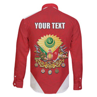 Personalized Ottoman Empire 1299-1922 Family Matching Off The Shoulder Long Sleeve Dress and Hawaiian Shirt Flag Color Inspiration - Wonder Print Shop