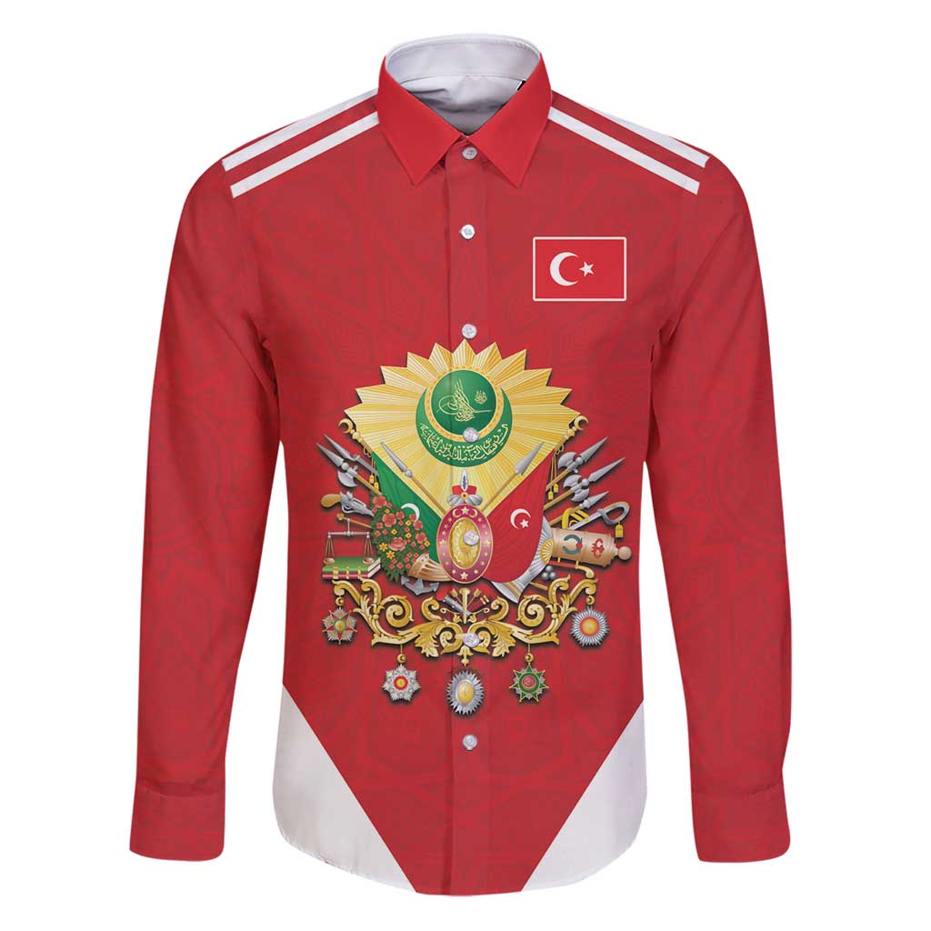 Personalized Ottoman Empire 1299-1922 Family Matching Puletasi and Hawaiian Shirt Flag Color Inspiration - Wonder Print Shop