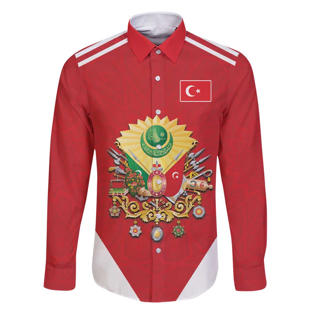 Personalized Ottoman Empire 1299-1922 Family Matching Short Sleeve Bodycon Dress and Hawaiian Shirt Flag Color Inspiration - Wonder Print Shop