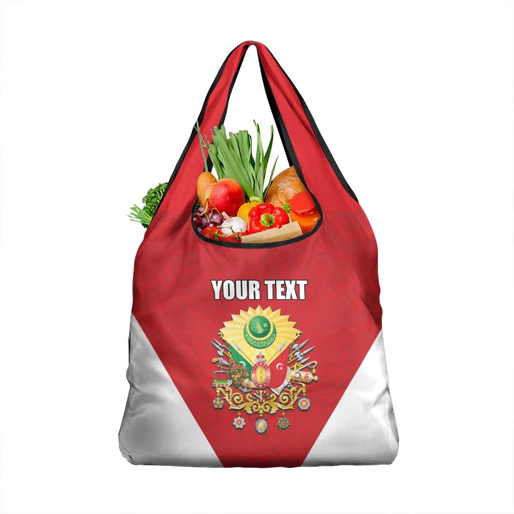 Personalized Ottoman Empire 1299-1922 Grocery Bag Flag Color Inspiration - Wonder Print Shop