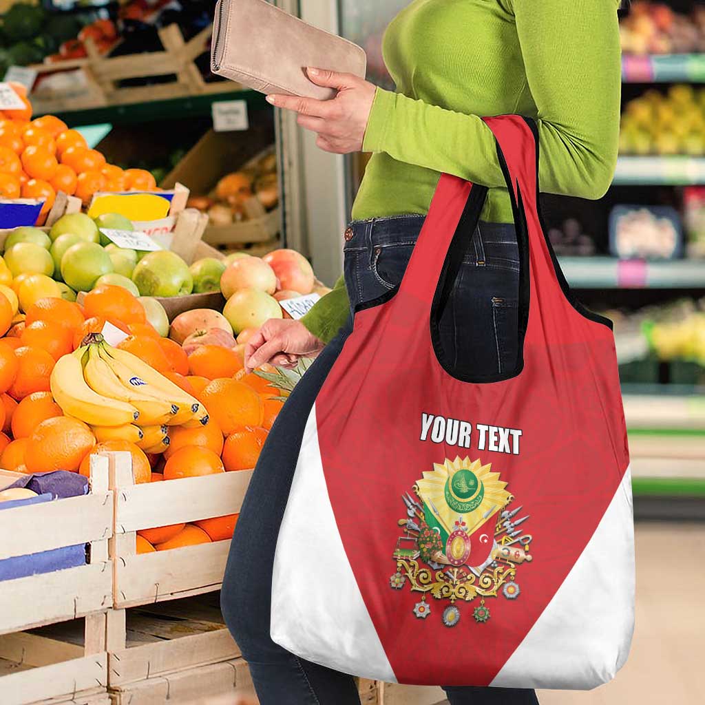 Personalized Ottoman Empire 1299-1922 Grocery Bag Flag Color Inspiration - Wonder Print Shop