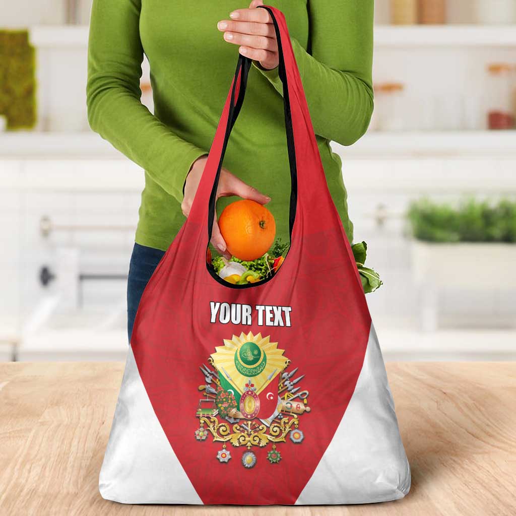 Personalized Ottoman Empire 1299-1922 Grocery Bag Flag Color Inspiration - Wonder Print Shop