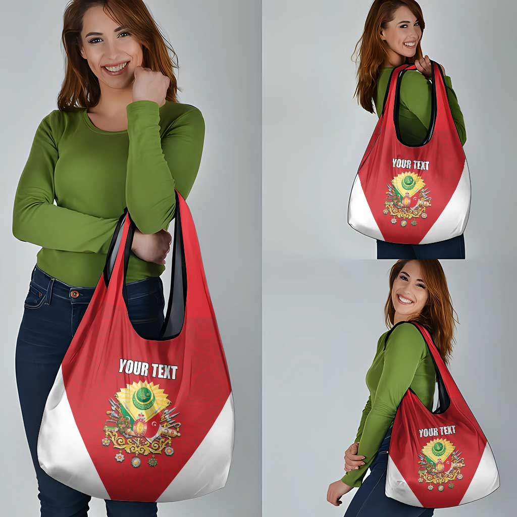 Personalized Ottoman Empire 1299-1922 Grocery Bag Flag Color Inspiration - Wonder Print Shop