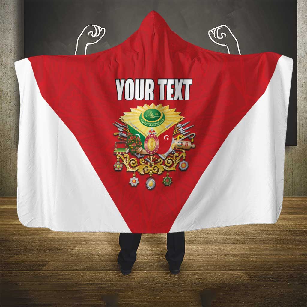 Personalized Ottoman Empire 1299-1922 Hooded Blanket Flag Color Inspiration - Wonder Print Shop