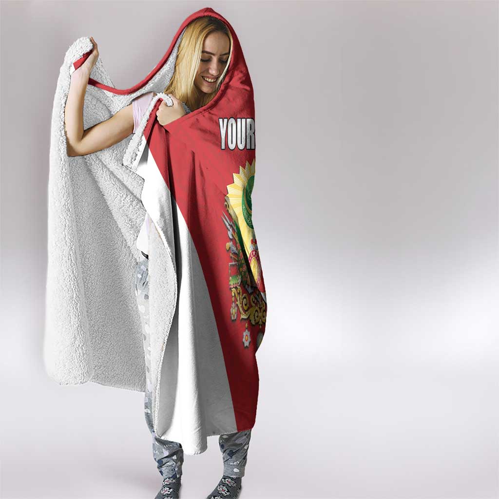 Personalized Ottoman Empire 1299-1922 Hooded Blanket Flag Color Inspiration - Wonder Print Shop