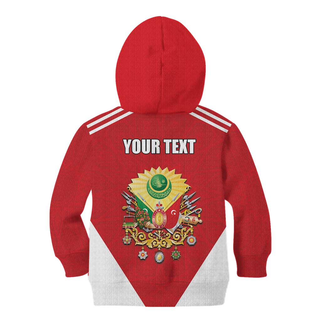 Personalized Ottoman Empire 1299-1922 Kid Hoodie Flag Color Inspiration - Wonder Print Shop