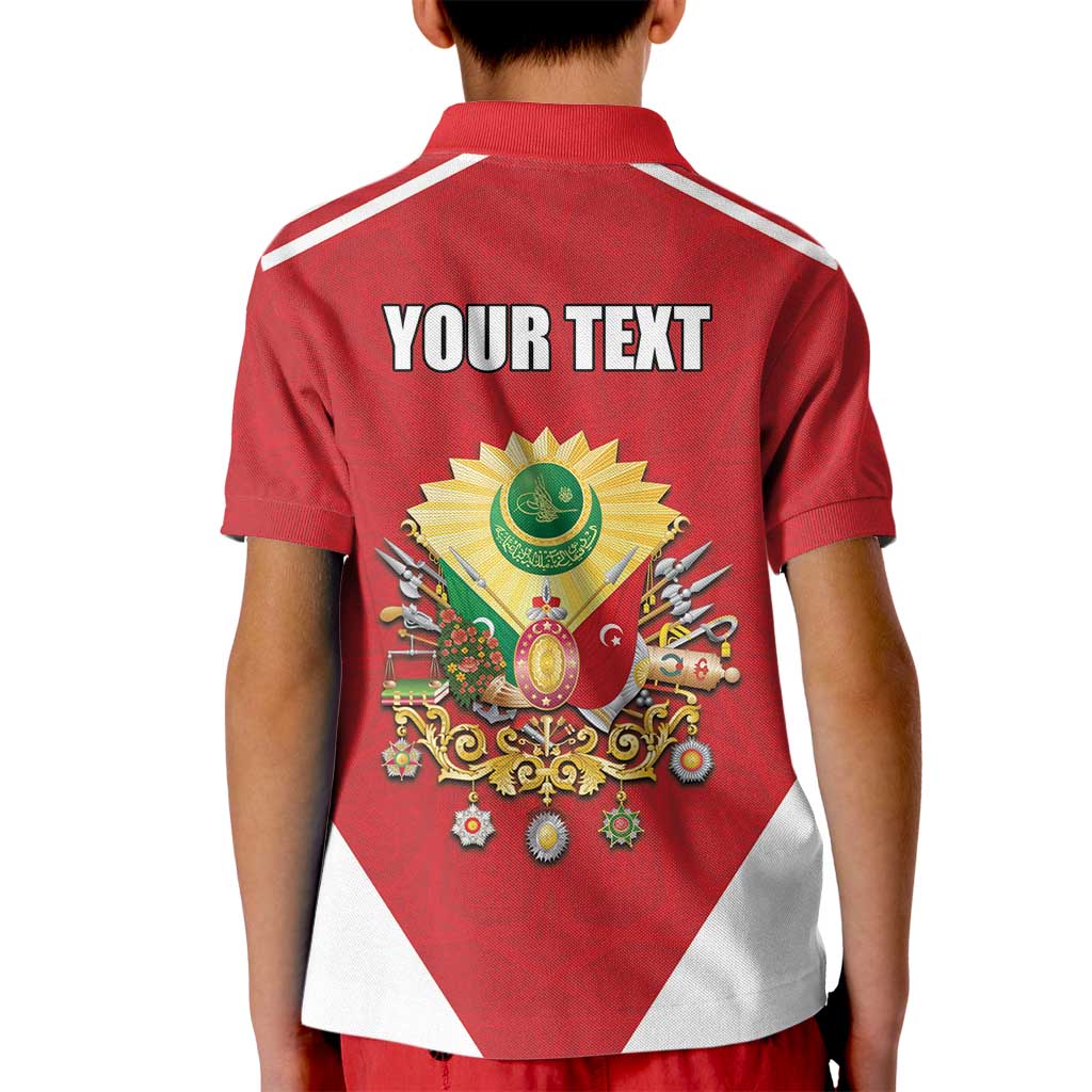 Personalized Ottoman Empire 1299-1922 Kid Polo Shirt Flag Color Inspiration - Wonder Print Shop