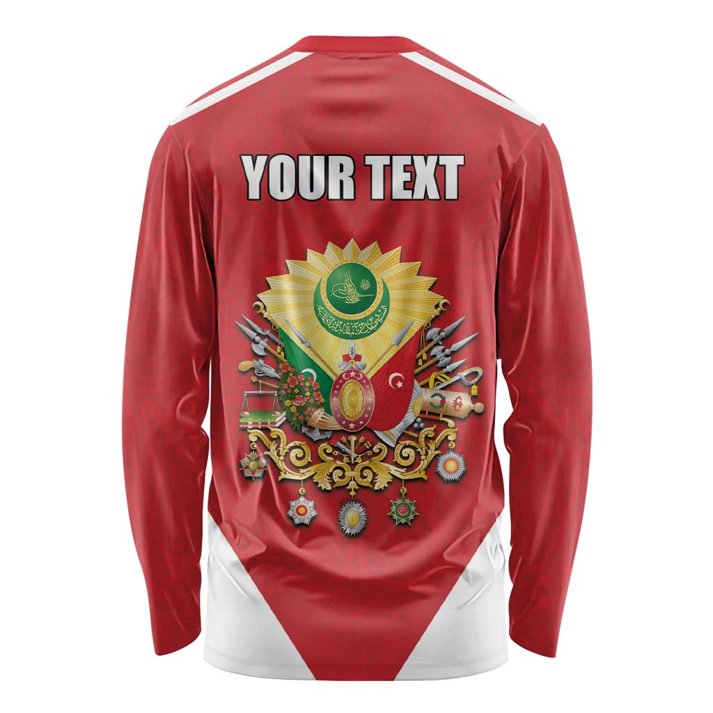 Personalized Ottoman Empire 1299-1922 Long Sleeve Shirt Flag Color Inspiration - Wonder Print Shop