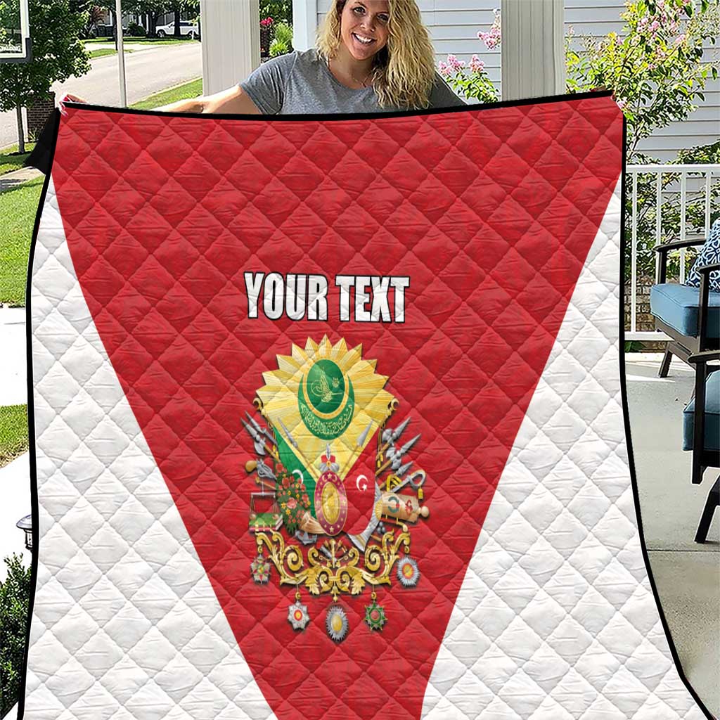 Personalized Ottoman Empire 1299-1922 Quilt Flag Color Inspiration - Wonder Print Shop