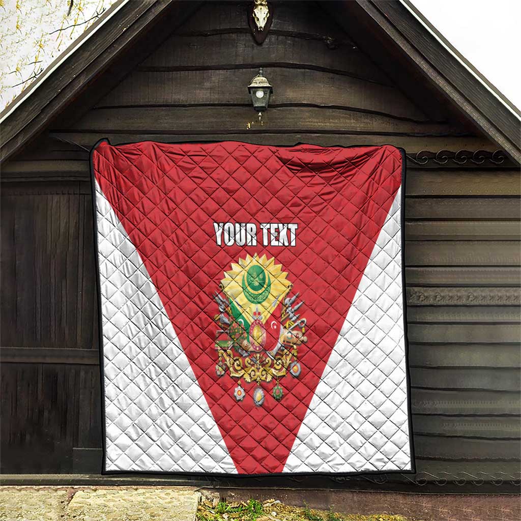Personalized Ottoman Empire 1299-1922 Quilt Flag Color Inspiration - Wonder Print Shop