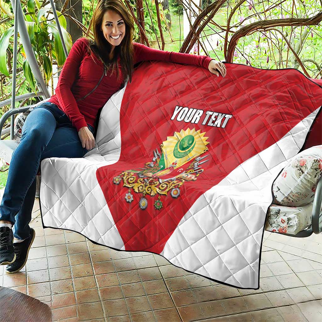 Personalized Ottoman Empire 1299-1922 Quilt Flag Color Inspiration - Wonder Print Shop