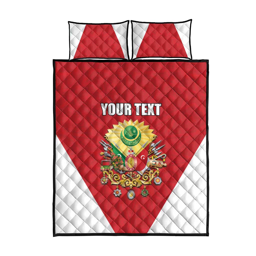 Personalized Ottoman Empire 1299-1922 Quilt Bed Set Flag Color Inspiration - Wonder Print Shop