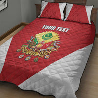 Personalized Ottoman Empire 1299-1922 Quilt Bed Set Flag Color Inspiration - Wonder Print Shop