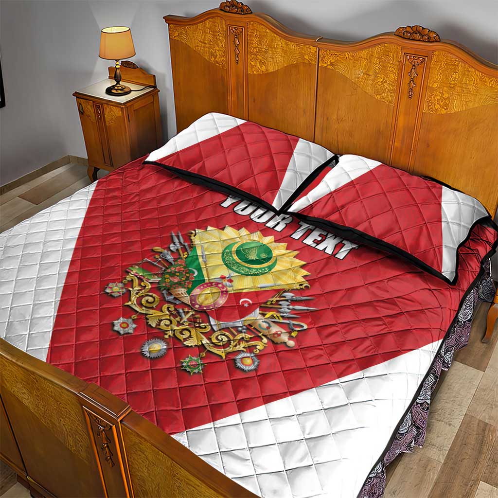 Personalized Ottoman Empire 1299-1922 Quilt Bed Set Flag Color Inspiration - Wonder Print Shop