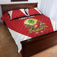 Personalized Ottoman Empire 1299-1922 Quilt Bed Set Flag Color Inspiration - Wonder Print Shop