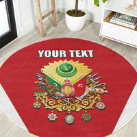 Personalized Ottoman Empire 1299-1922 Round Carpet Flag Color Inspiration - Wonder Print Shop