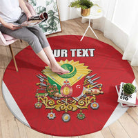 Personalized Ottoman Empire 1299-1922 Round Carpet Flag Color Inspiration - Wonder Print Shop