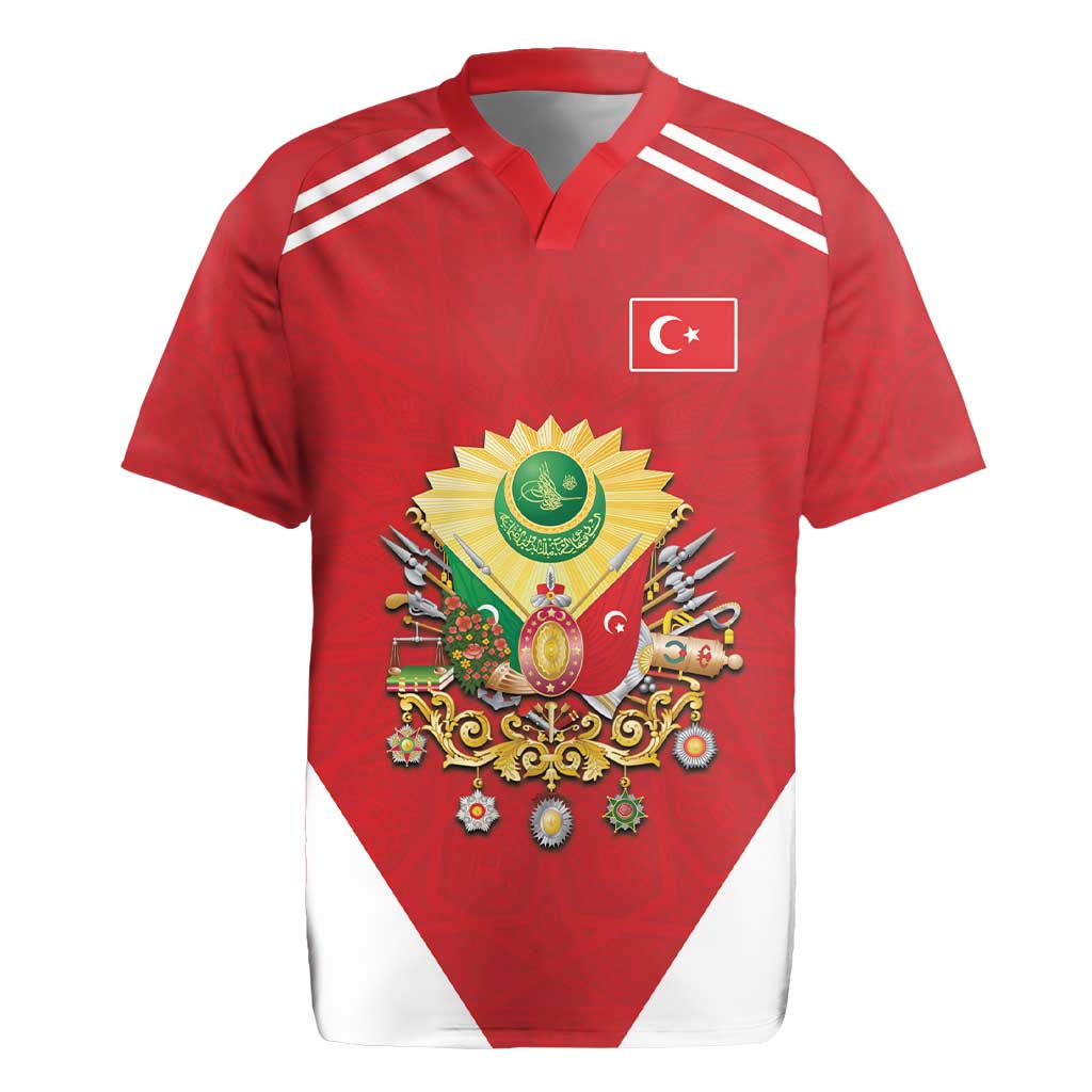 Personalized Ottoman Empire 1299-1922 Rugby Jersey Flag Color Inspiration - Wonder Print Shop