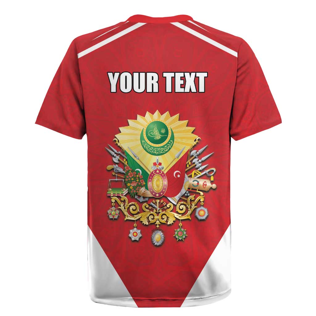 Personalized Ottoman Empire 1299-1922 Rugby Jersey Flag Color Inspiration - Wonder Print Shop