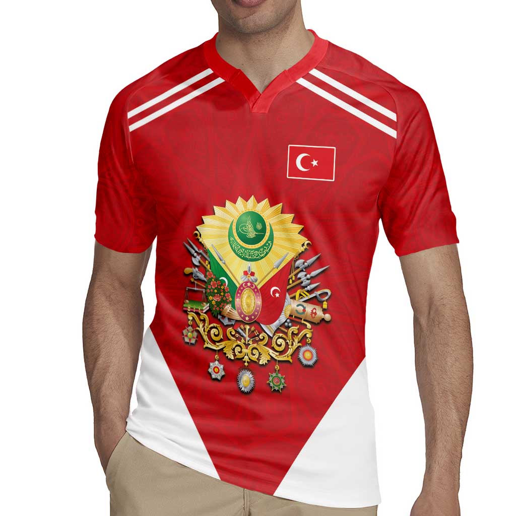 Personalized Ottoman Empire 1299-1922 Rugby Jersey Flag Color Inspiration - Wonder Print Shop