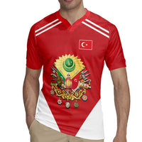 Personalized Ottoman Empire 1299-1922 Rugby Jersey Flag Color Inspiration - Wonder Print Shop