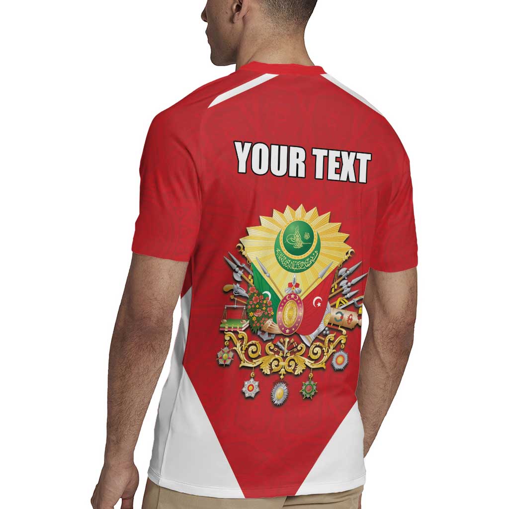 Personalized Ottoman Empire 1299-1922 Rugby Jersey Flag Color Inspiration - Wonder Print Shop