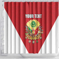 Personalized Ottoman Empire 1299-1922 Shower Curtain Flag Color Inspiration - Wonder Print Shop