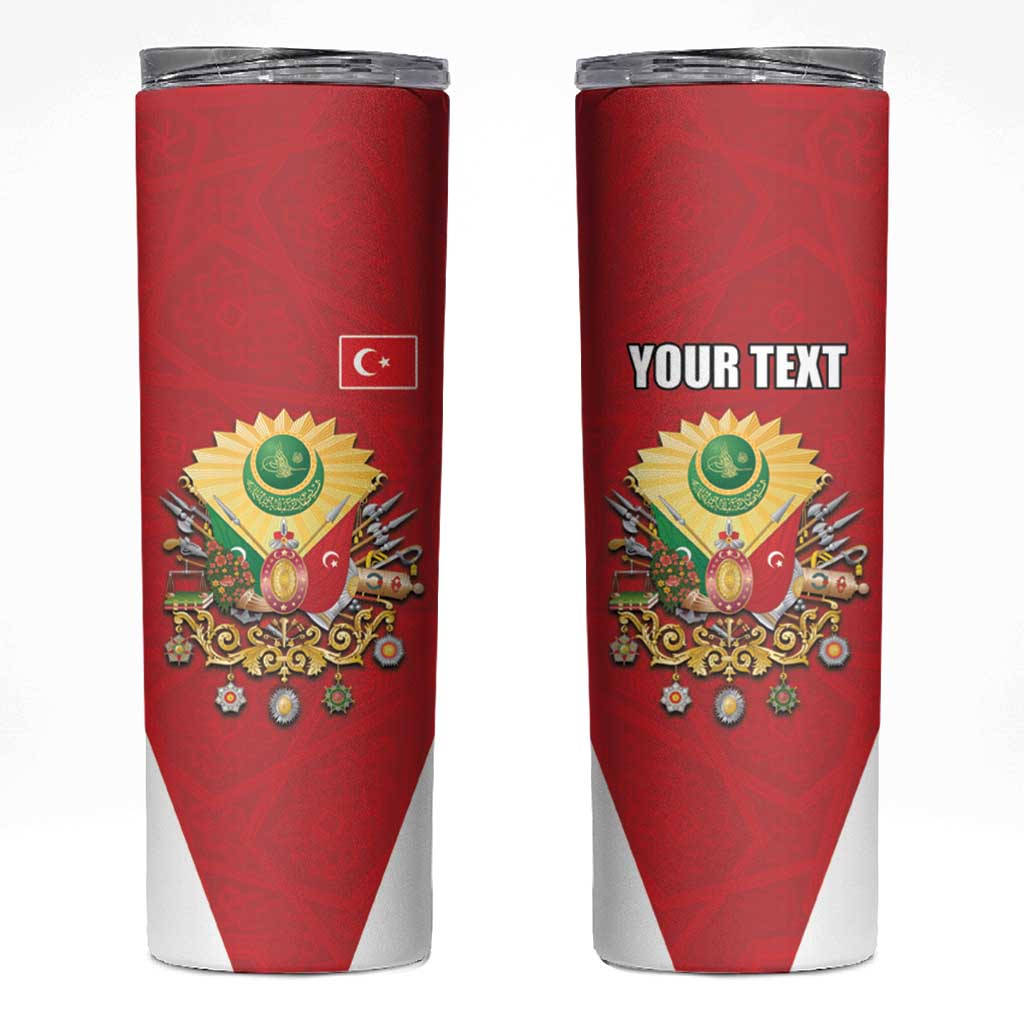 Personalized Ottoman Empire 1299-1922 Skinny Tumbler Flag Color Inspiration - Wonder Print Shop