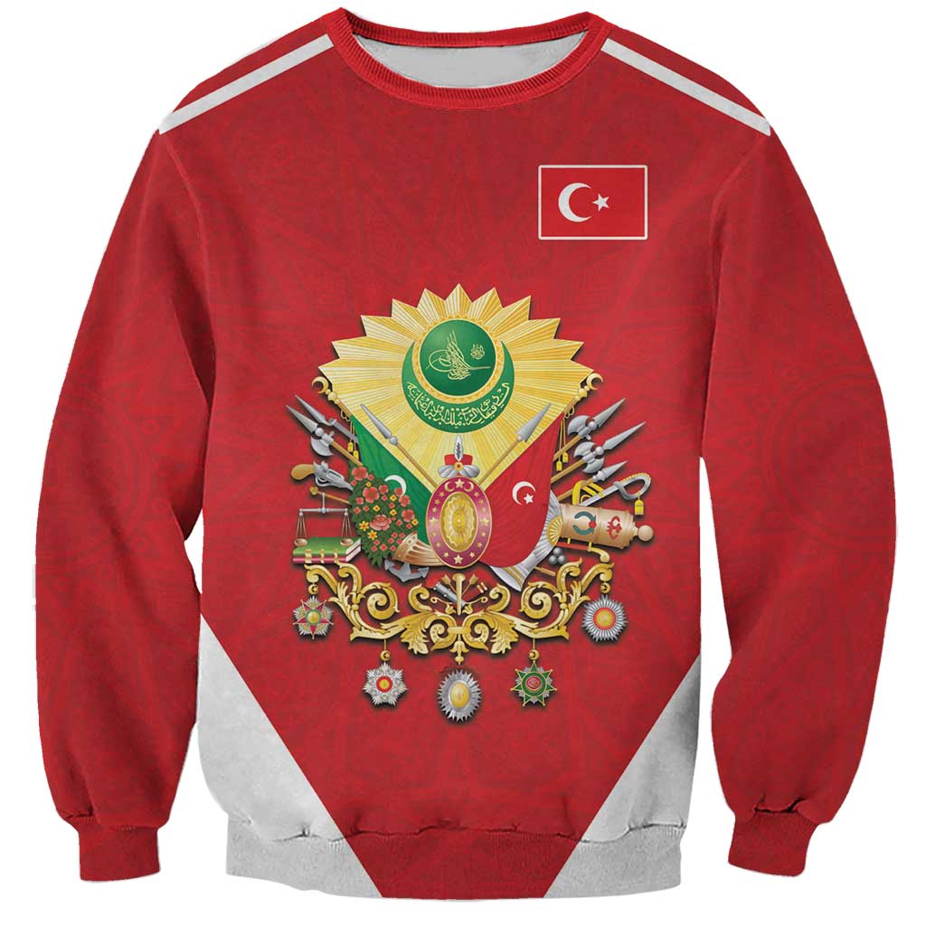 Personalized Ottoman Empire 1299-1922 Sweatshirt Flag Color Inspiration - Wonder Print Shop