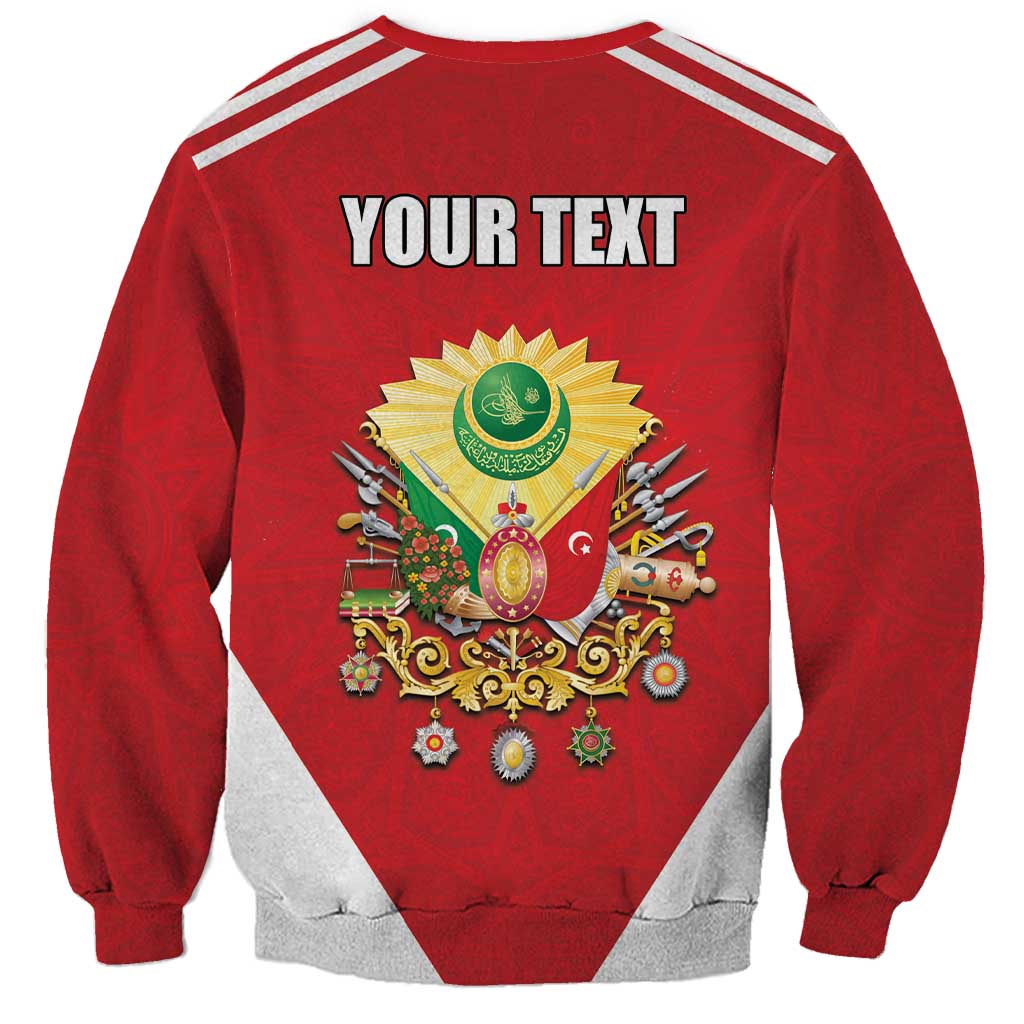 Personalized Ottoman Empire 1299-1922 Sweatshirt Flag Color Inspiration - Wonder Print Shop