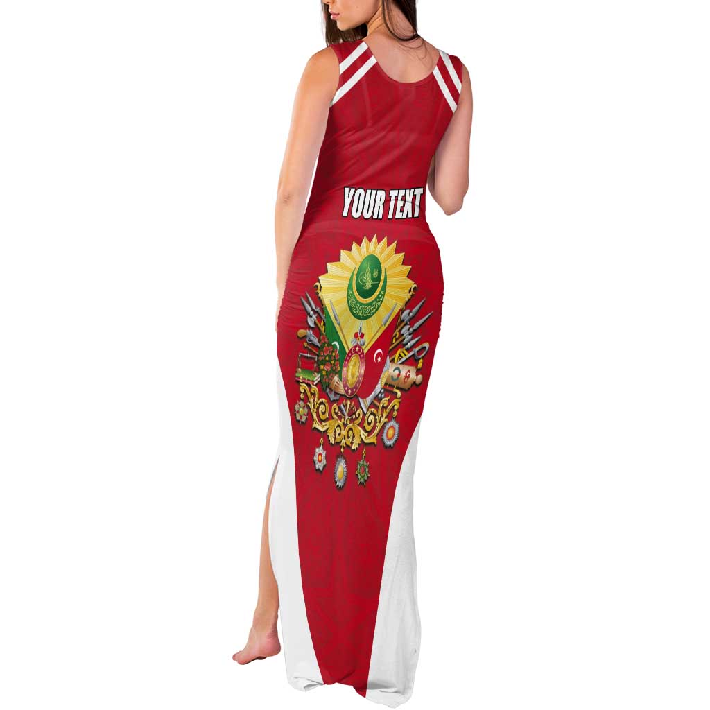 Personalized Ottoman Empire 1299-1922 Tank Maxi Dress Flag Color Inspiration - Wonder Print Shop