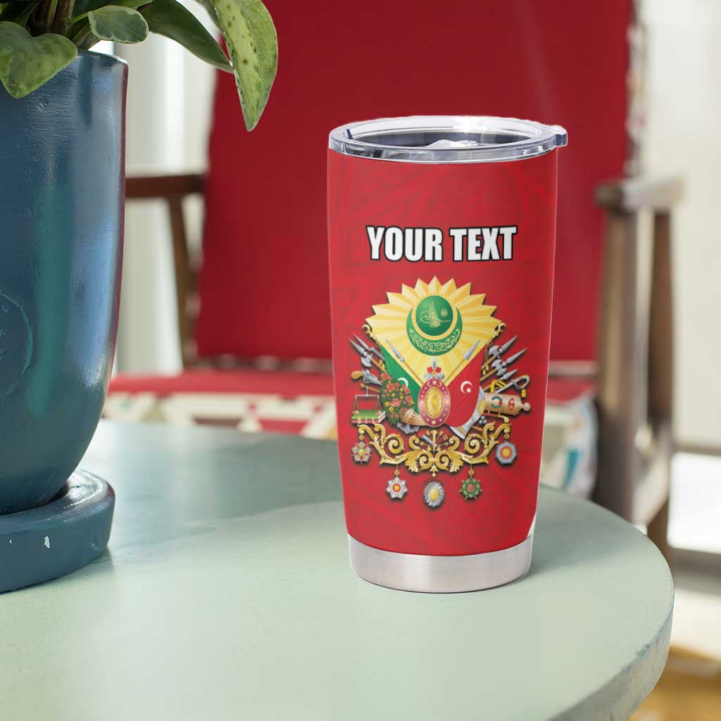 Personalized Ottoman Empire 1299-1922 Tumbler Cup Flag Color Inspiration - Wonder Print Shop