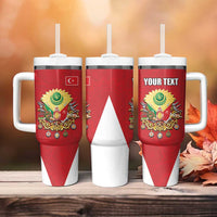 Personalized Ottoman Empire 1299-1922 Tumbler With Handle Flag Color Inspiration - Wonder Print Shop