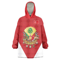 Personalized Ottoman Empire 1299-1922 Wearable Blanket Hoodie Flag Color Inspiration - Wonder Print Shop