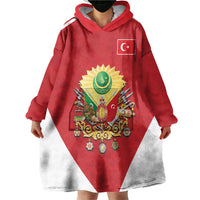 Personalized Ottoman Empire 1299-1922 Wearable Blanket Hoodie Flag Color Inspiration - Wonder Print Shop