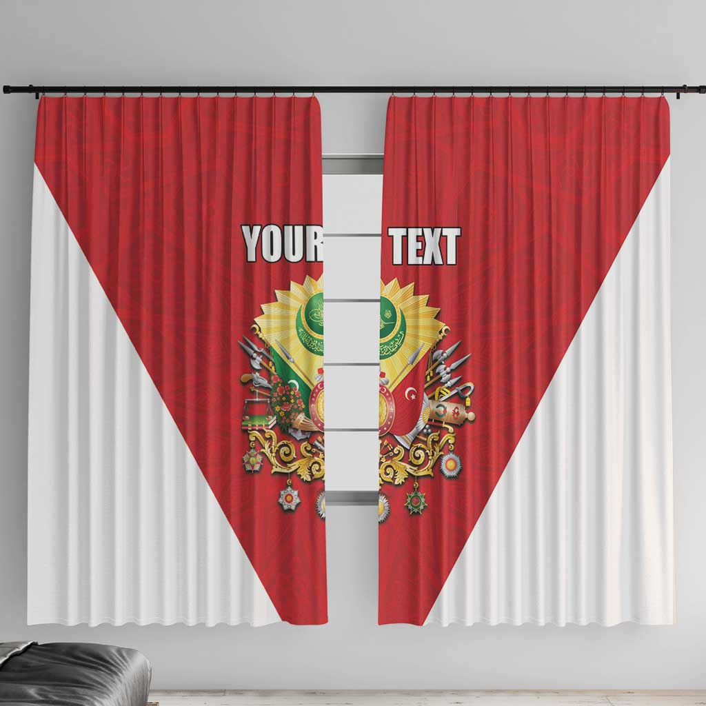 Personalized Ottoman Empire 1299-1922 Window Curtain Flag Color Inspiration - Wonder Print Shop