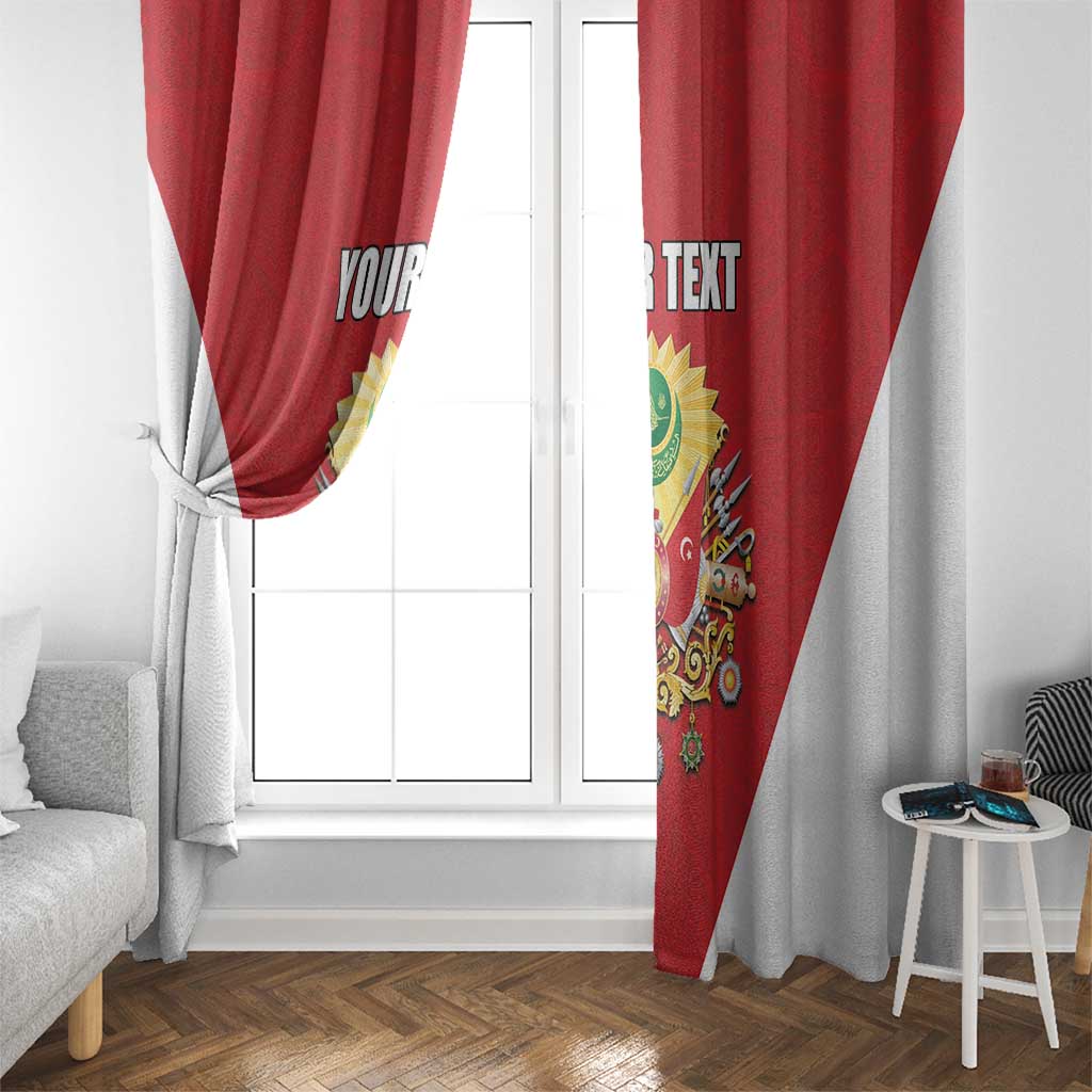 Personalized Ottoman Empire 1299-1922 Window Curtain Flag Color Inspiration - Wonder Print Shop