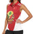 Personalized Ottoman Empire 1299-1922 Women Sleeveless Polo Shirt Flag Color Inspiration - Wonder Print Shop