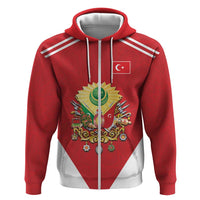 Personalized Ottoman Empire 1299-1922 Zip Hoodie Flag Color Inspiration - Wonder Print Shop