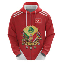 Personalized Ottoman Empire 1299-1922 Zip Hoodie Flag Color Inspiration - Wonder Print Shop