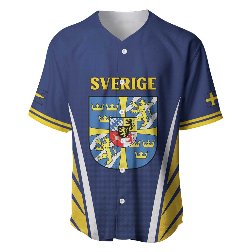 Personalized Swedish Empire 1611-1721 Baseball Jersey Flag Color Inspiration - Wonder Print Shop