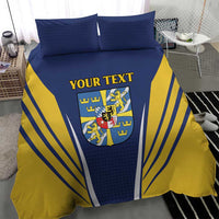Personalized Swedish Empire 1611-1721 Bedding Set Flag Color Inspiration - Wonder Print Shop