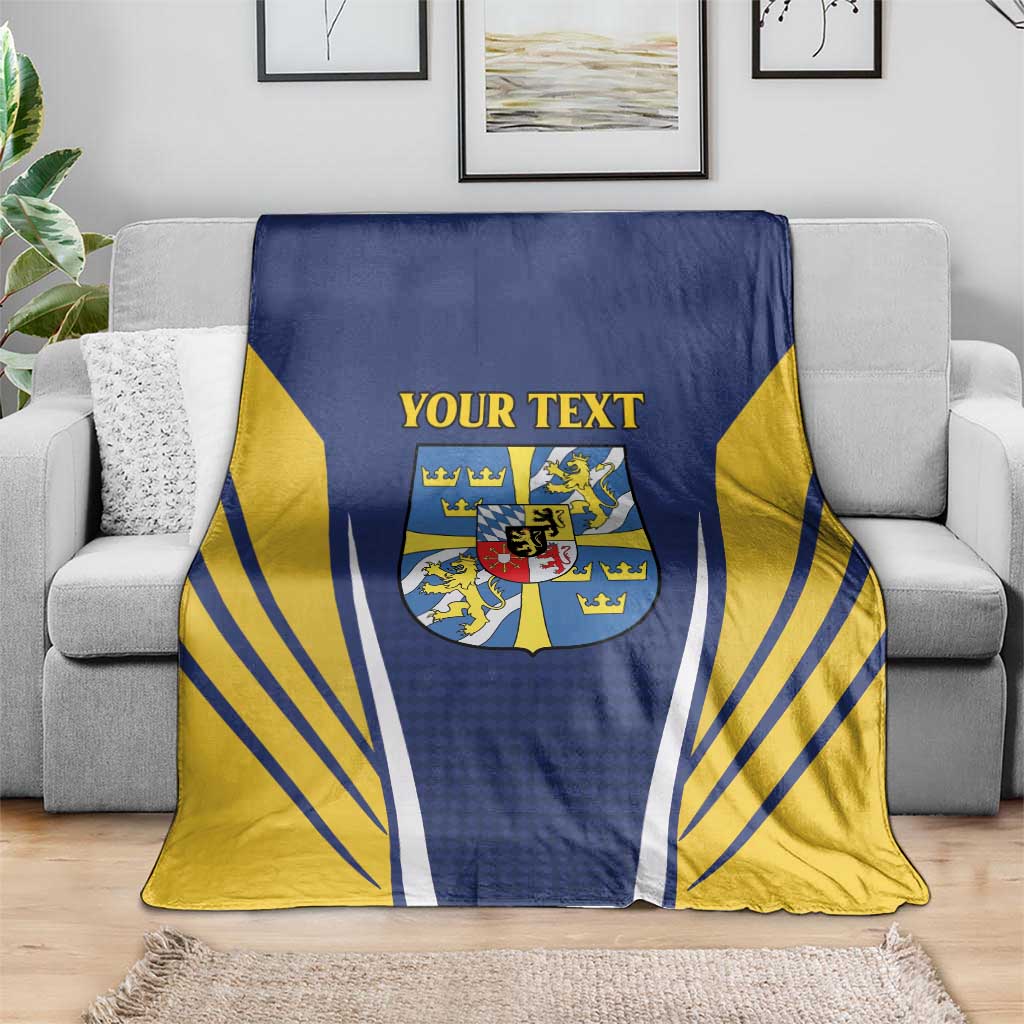 Personalized Swedish Empire 1611-1721 Blanket Flag Color Inspiration - Wonder Print Shop