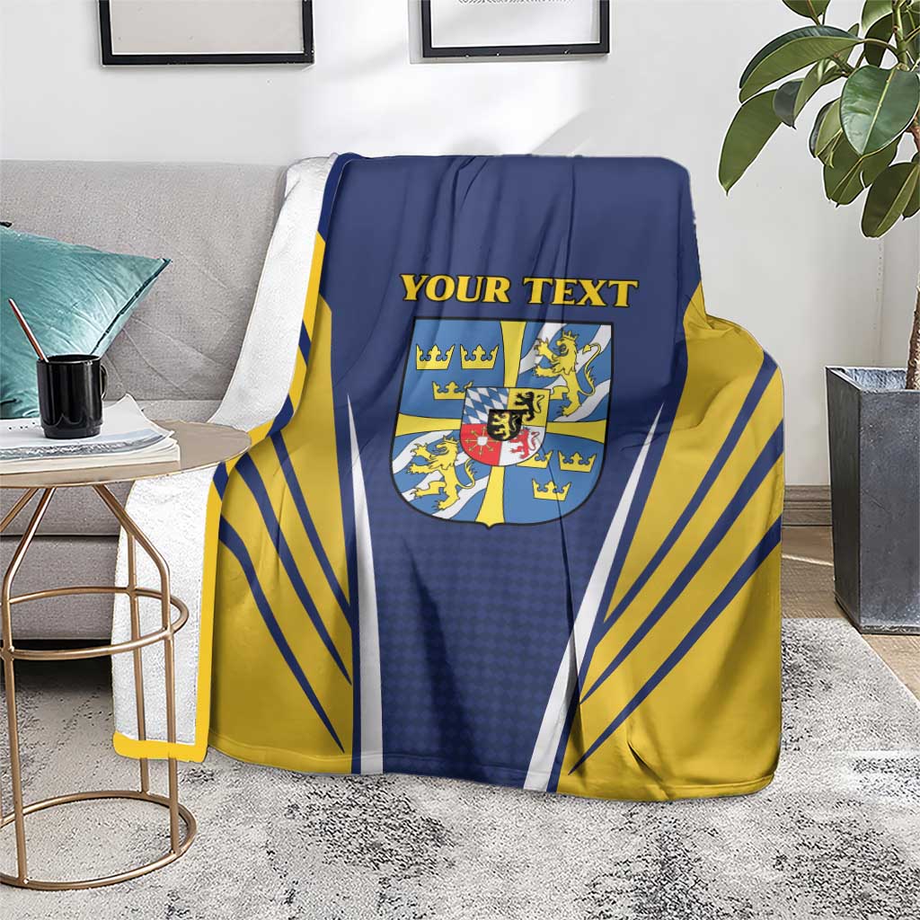 Personalized Swedish Empire 1611-1721 Blanket Flag Color Inspiration - Wonder Print Shop