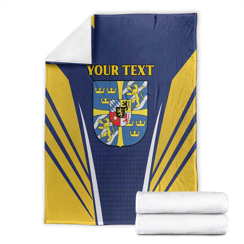 Personalized Swedish Empire 1611-1721 Blanket Flag Color Inspiration - Wonder Print Shop