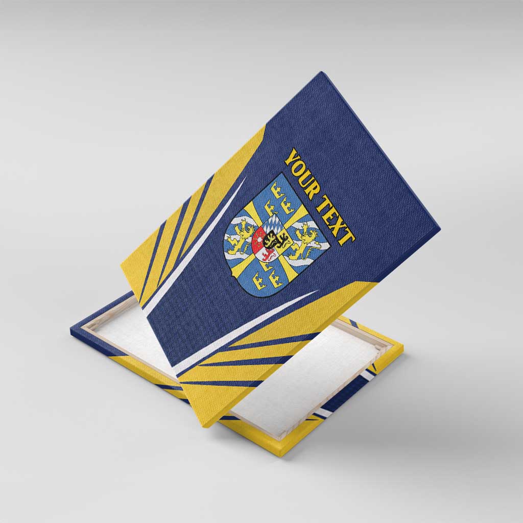 Personalized Swedish Empire 1611-1721 Canvas Wall Art Flag Color Inspiration - Wonder Print Shop